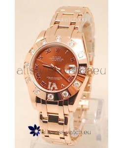 Rolex Datejust Swiss Replica Watch in Rose Gold - 36MM