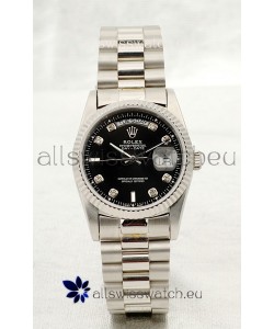 Rolex Day Date Silver Japanese Replica Watch