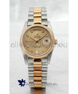 Rolex Day Date Two Tone Japanese Replica Watch