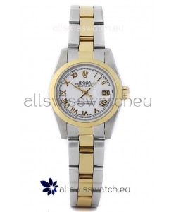 Rolex DateJust Two Tone Lady's Replica Watch