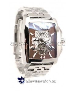 Breitling For Bentley Flying B Japanese Chronograph Watch in Brown Dial