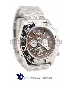 Breitling Chronograph Chronometre Replica Watch in Brown Dial
