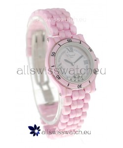 Chopard Happy Sport Ladies Japanese Pink Watch