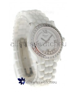Chopard Happy Sport Ladies Japanese Ceramic Watch