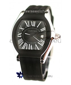 Cartier Roadster Japanese Replica Watch in Black