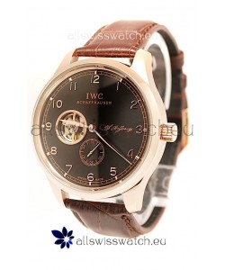 IWC Portuguese Regulateur Tourbillon Japanese Watch in Black Dial