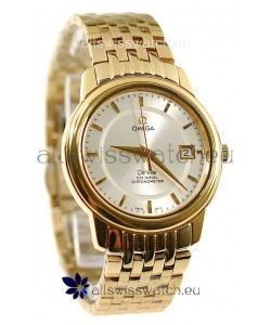 Omega Co-Axial Deville Japanese Gold Watch