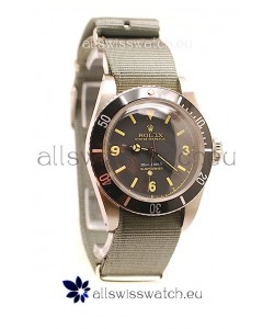 Rolex Submariner Swiss Watch Nylon Strap Watch