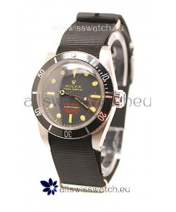 Rolex Submariner Swiss Watch Nylon Strap Watch