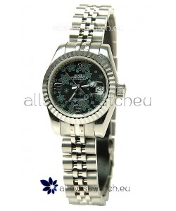 Rolex Floral Motif Datejust Ladies Replica Watch
