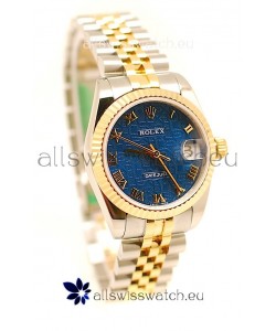 Rolex DateJust Mid-Sized Swiss Replica Two Tone Watch