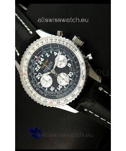 Breitling Navitimer Cosmonaute Swiss Replica Watch in Black Dial - MIRROR Replica