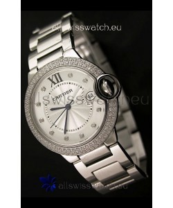 Balon Bleu de Cartier Mens Japanese Watch in Steel