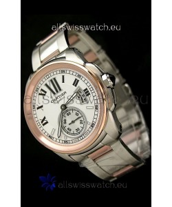 Calibre De Cartier Japanese Automatic Replica Watch in Two Tone