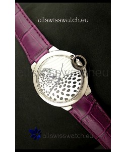 Ballon De Cartier Watch in Leopard Dial