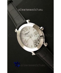 Chopard Happy Sport Ladies Japanese Replica Watch in Steel