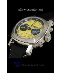 Ferrari Granturismo Swiss Replica Watch in Yellow Dial