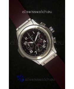 Hublot MDM Geneve Japanese Watch in Dark Red Dial
