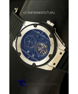 Hublot Big Bang King Power Tourbilon Japanese Replica Watch in Stainless Steel