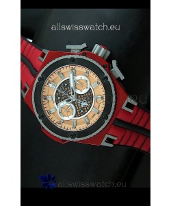 Hublot King Power Ferrari Edition Swiss Replica Watch - Red Strap