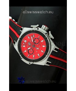 Hublot King Power Ferrari Edition Swiss Replica Watch - Black Strap