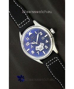IWC Schaffhausen Japanese Replica Watch in Black Dial