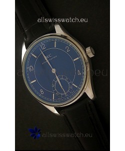 IWC Portuguese FA Jones Japanese Replica Watch in Black Dial