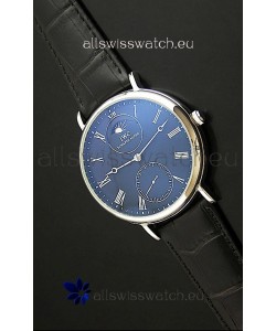 IWC Vintage Portifino MoonPhase Japanese Replica Watch in Black Dial
