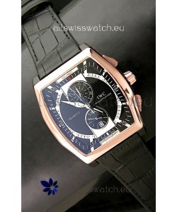 IWC Schaffhausen Japanese Replica Watch in Black