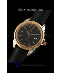 Omega Deville Escapement Mechanical Watch in Pink Gold