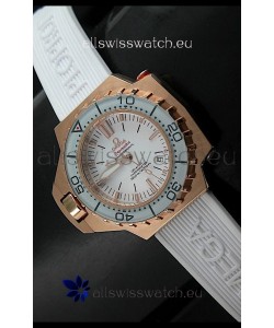 Omega Seamaster Ploprof Swiss Watch in Pink Gold Case