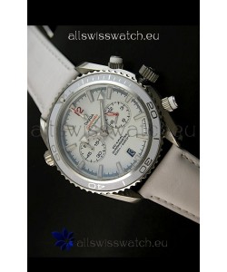 Omega Seamaster The Planet Ocean Japanese Replica Watch in White