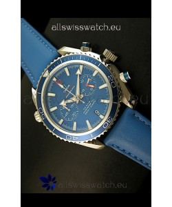 Omega Seamaster The Planet Ocean Japanese Replica Watch in Blue