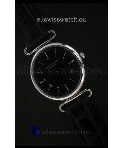 Patek Philippe Calatrava Japanese Quaartz Watch in Black