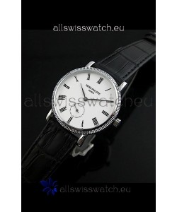 Patek Philippe Calatrava Japanese Mens Watch in White Dial