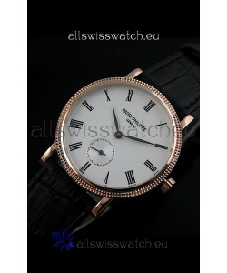 Patek Philippe Calatrava Japanese Mens Watch in Rose Gold