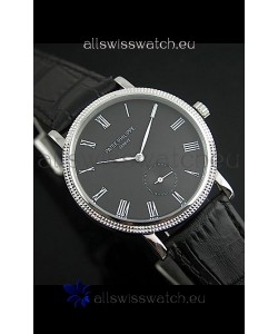 Patek Philippe Calatrava Japanese Mens Watch in Black Dial