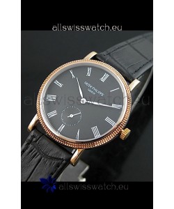Patek Philippe Calatrava Japanese Mens Watch in Grey Dial