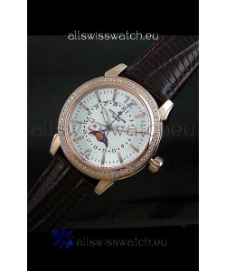 Patek Philippe Mens Grand Complications Japanese Watch in Rose Gold Casing