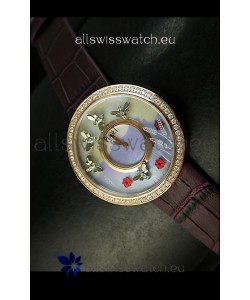 Piaget Altiplano Ultra-Thin Swiss Quartz Movement Ladies watch with Brown Strap
