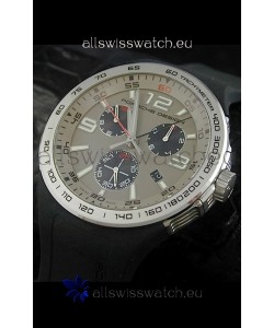 Porsche Design Flat Six P'6320 Japanese Watch in Grey Dial