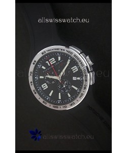 Porsche Design Flat Six P'6320 Japanese Watch in Black