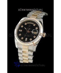 Rolex Day Date Japanese Watch in Two Tone