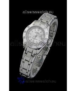 Rolex Datejust Ladies Japanese Replica Ladies Watch in Silver White Dial