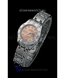 Rolex Datejust Ladies Japanese Replica Ladies Watch in Brown Dial
