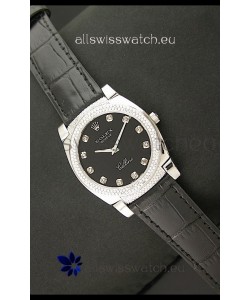 Rolex Cellini Japanese Replica Watch in Diamond Hour Markers