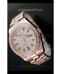 Rolex Day Date Japanese Automatic Rose Gold Watch