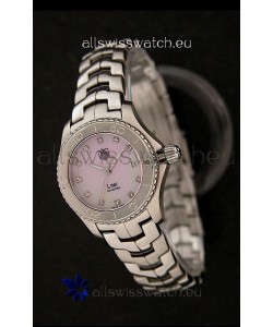 Tag Heuer Link Swiss Ladies Watch in Pink Dial