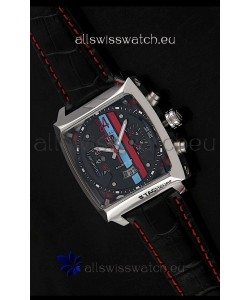 Tag Heuer Monaco Twenty Four Concept Chronograph Watch in Black Dial