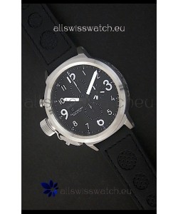 U-Boat Flightdeck Watch in Black Dial